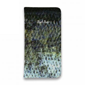 【手帳型ベルトなし】【Stick Case】ブラックバス柄