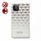 【手帳型ベルトなし】【Stick Case】【eucalyptus】グレ鱒　ホワイト