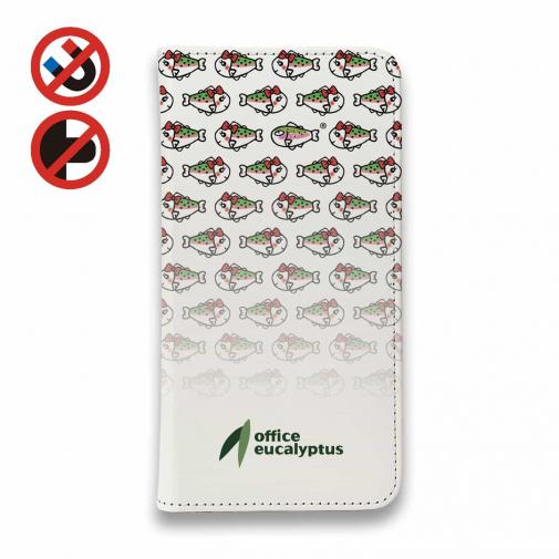 【手帳型ベルトなし】【Stick Case】【eucalyptus】姫マス ホワイト