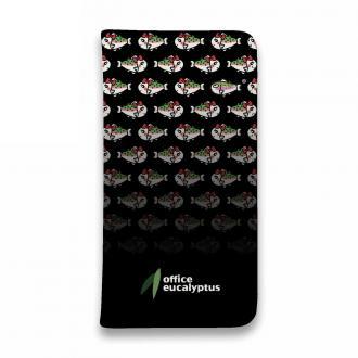 【手帳型ベルトなし】【Stick Case】【eucalyptus】姫マス　ブラック