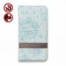 【手帳型ベルトなし】【Stick Case】紫陽花(あじさい)　ブルー