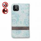 【手帳型ベルトなし】【Stick Case】紫陽花(あじさい)　ブルー