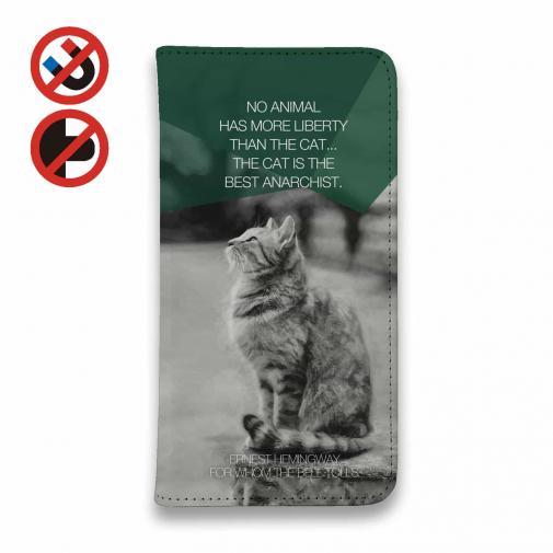 【手帳型ベルトなし】【Stick Case】ヘミングウェイの猫とは…