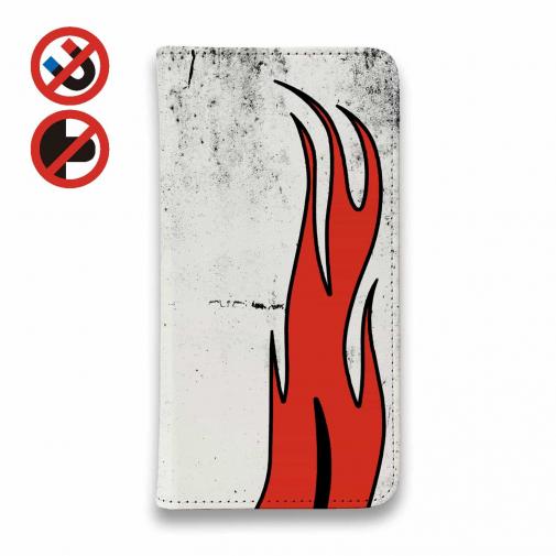 【手帳型ベルトなし】【Stick Case】いつも心にファイヤー