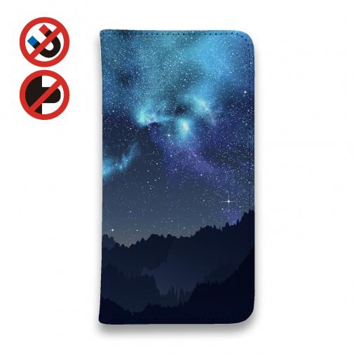 【手帳型ベルトなし】【Stick Case】ギャラクシーな夜 スマホケース