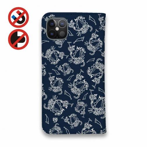 【手帳型ベルトなし】【Stick Case】【釣りざんまい】エギに釣られるアオリイカ