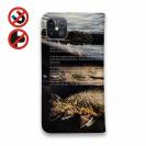 【手帳型ベルトなし】【Stick Case】ブラウントラウト　アメコミ風デザイン