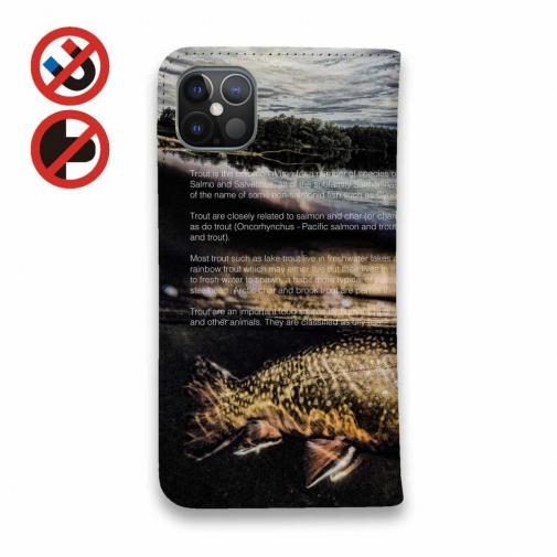 【手帳型ベルトなし】【Stick Case】ブラウントラウト　アメコミ風デザイン