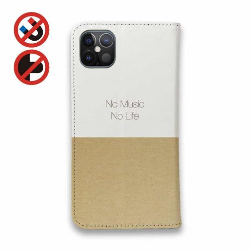 【手帳型ベルトなし】【Stick Case】コーギーだってNo Music No Life