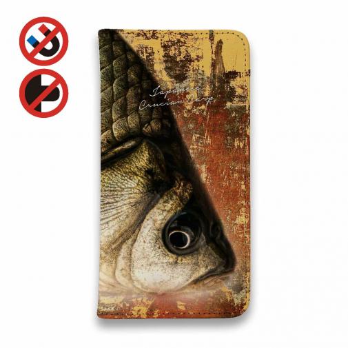 【手帳型ベルトなし】【Stick Case】ヘラブナの目