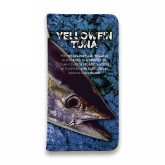 【手帳型ベルトなし】【Stick Case】キハダマグロ　イエローフィンツナ