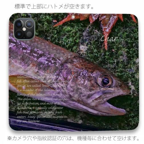 【手帳型ベルトなし】【Stick Case】イワナ
