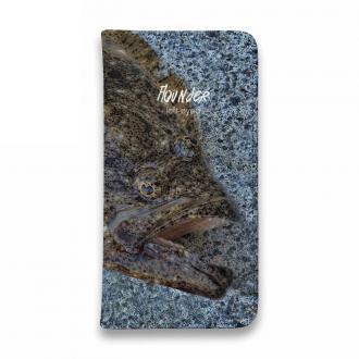 【手帳型ベルトなし】【Stick Case】砂の王者・ヒラメ