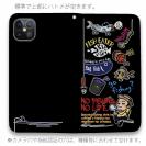 【手帳型ベルトなし】【Stick Case】【釣りざんまい】 釣り好きですがなにか?_カラフルブラック