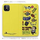 【手帳型ベルトなし】【Stick Case】【釣りざんまい】 釣り好きですがなにか?_カラフルイエロー