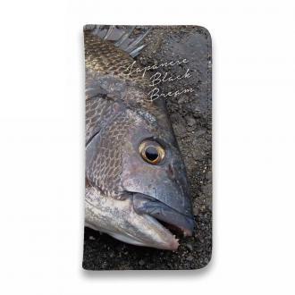 【手帳型ベルトなし】【Stick Case】年無しチヌ(クロダイ)