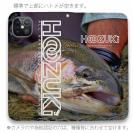 【手帳型ベルトなし】【Stick Case】【HOOZUKI】ヒレピンのニジマス
