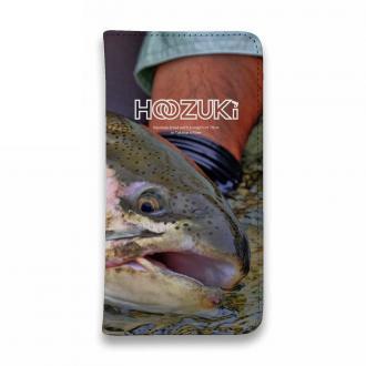 【手帳型ベルトなし】【Stick Case】【HOOZUKI】ヒレピンのニジマス