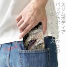 【手帳型ベルトなし】【Stick Case】【HOOZUKI】高原川のニジマス