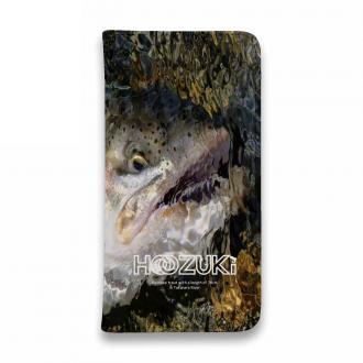 【手帳型ベルトなし】【Stick Case】【HOOZUKI】高原川のニジマス