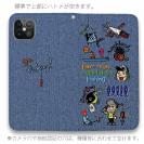 【手帳型ベルトなし】【Stick Case】【釣りざんまい】魚釣りに出かけよう!_カラフルデニム風