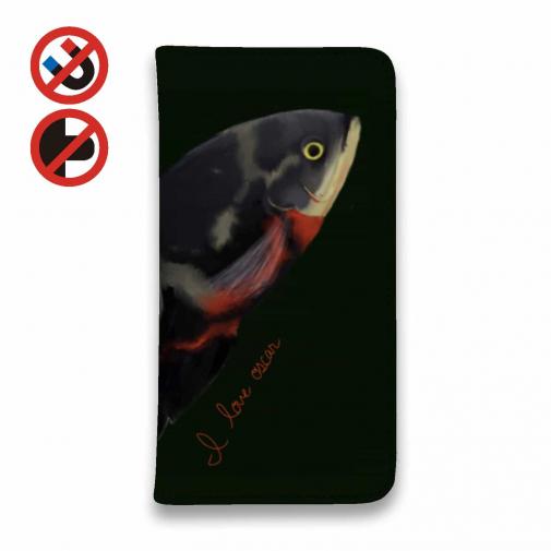 【手帳型ベルトなし】【Stick Case】【佐藤ケロ子】I LOVE レッド・オスカー