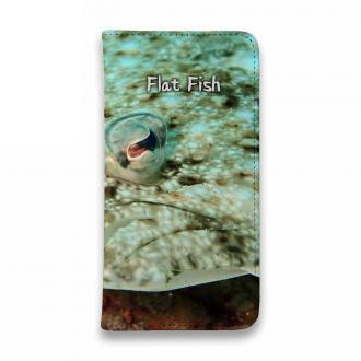 【手帳型ベルトなし】【Stick Case】フラットフィッシュ
