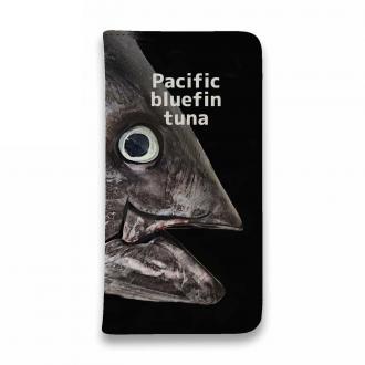 【手帳型ベルトなし】【Stick Case】クロマグロの目