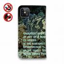 【手帳型ベルトなし】【Stick Case】グルーバー・フィッシュ(ハタ類)　アメコミ風