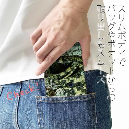 【手帳型ベルトなし】【Stick Case】グルーバー・フィッシュ(ハタ類)　アメコミ風