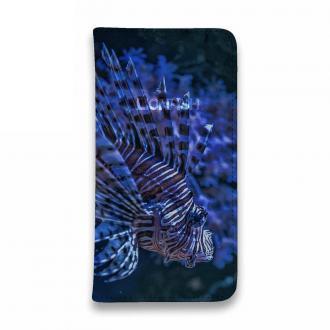 【手帳型ベルトなし】【Stick Case】ライオンフィッシュ・ミノカサゴ