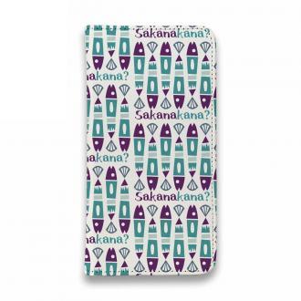 【手帳型ベルトなし】【Stick Case】【釣りざんまい】サカナカナ?ソーカナ?