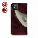 【手帳型ベルトなし】【Stick Case】【佐藤ケロ子】シーバスの食欲　バイオレンスレッド