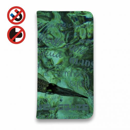 【手帳型ベルトなし】【Stick Case】SQUID NAME