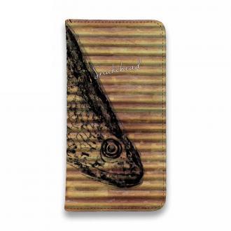 【手帳型ベルトなし】【Stick Case】ライギョ　鉄錆