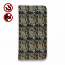 【手帳型ベルトなし】【Stick Case】エキゾチックな魚のデザイン