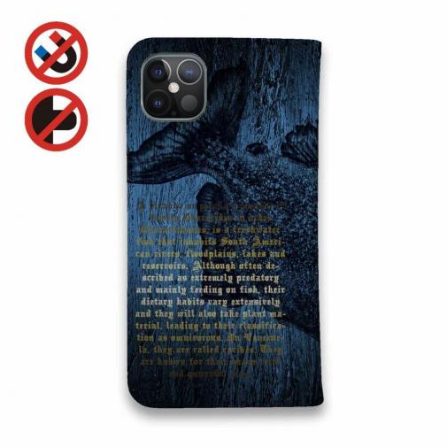 【手帳型ベルトなし】【Stick Case】ピラニア