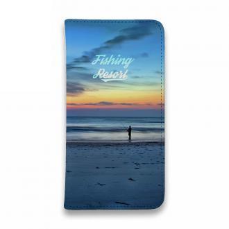 【手帳型ベルトなし】【Stick Case】ようこそ釣り天国へ