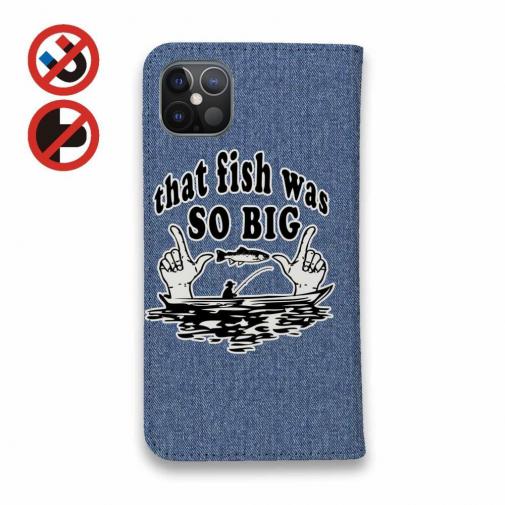 【手帳型ベルトなし】【Stick Case】逃した魚はデカイ!