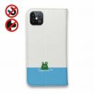 【手帳型ベルトなし】【Stick Case】【釣りざんまい】カエルが雨の中釣りをするでケロ