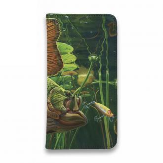 【八百板浩司】【手帳型ベルトなし】【Stick Case】Weed Edge ビッグバスとの境界線