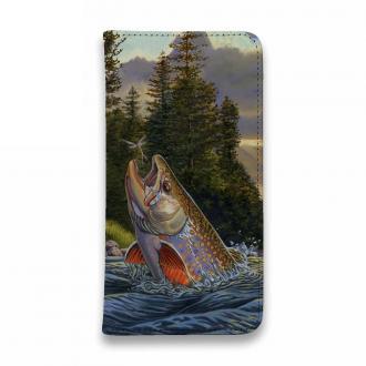 【八百板浩司】【手帳型ベルトなし】【Stick Case】Big Fish on Small Fly ブラウントラウトとの出会い