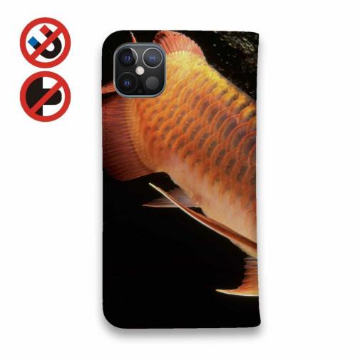 【手帳型ベルトなし】【Stick Case】アロワナの目