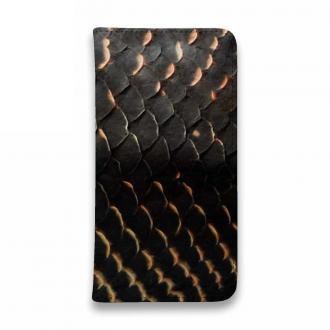 【手帳型ベルトなし】【Stick Case】ピラルクの鱗
