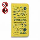 【手帳型ベルトなし】【Stick Case】【釣りざんまい】釣りに行きませんか?_イエロー