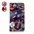 【手帳型ベルトなし】【Stick Case】【釣りざんまい】爆釣アーティスティック_インディゴ