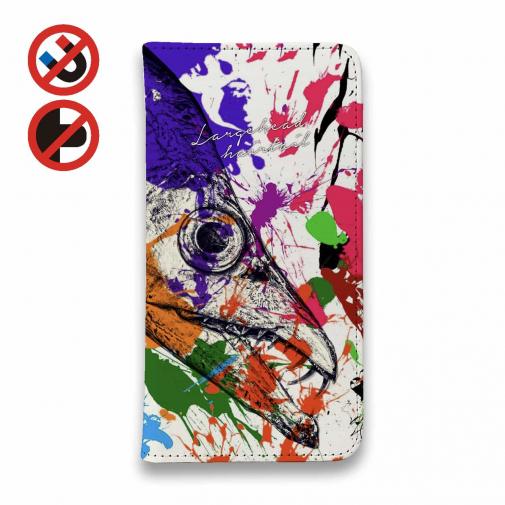 【手帳型ベルトなし】【Stick Case】海のギャング・タチウオ ペンキペイント