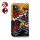 【手帳型ベルトなし】【Stick Case】【FISH MAN】エキサイティングバイト! カラフル