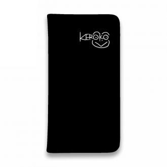 【手帳型ベルトなし】【Stick Case】【佐藤ケロ子】KEROKOサイン入りスマホカバー ブラック