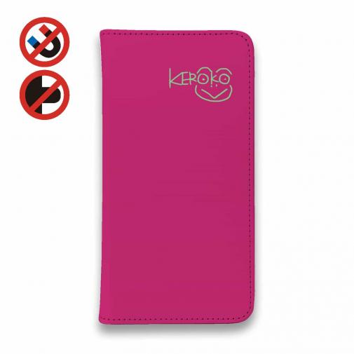 【手帳型ベルトなし】【Stick Case】【佐藤ケロ子】KEROKOサイン入りスマホカバー レッド